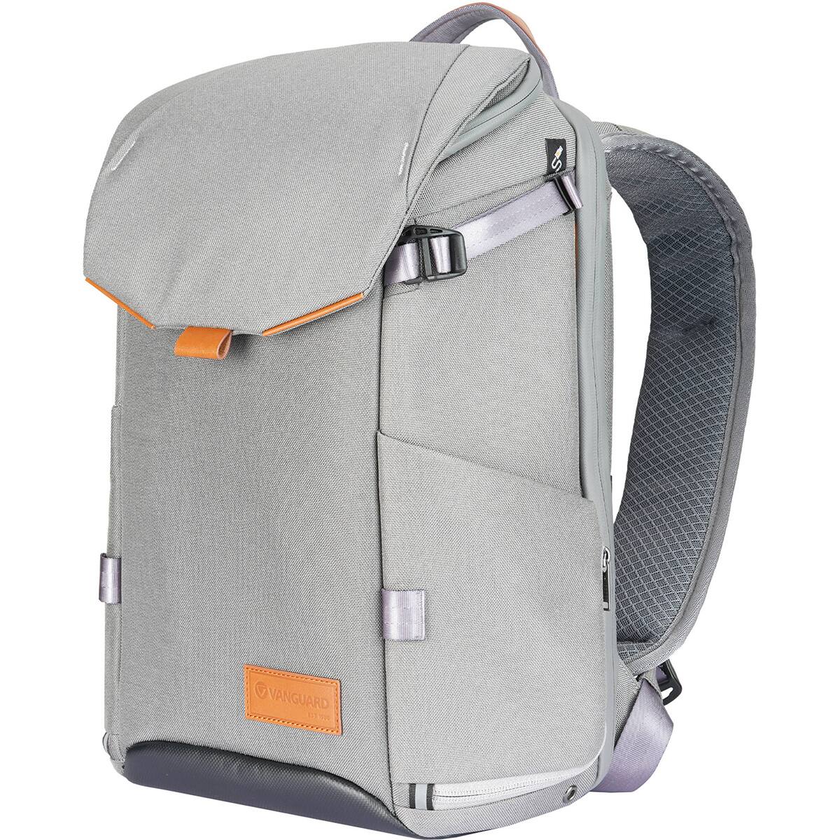 Alt View 2. Vanguard - Vanguard VEO City B46 21L Camera Backpack with Pouch - Gray.
