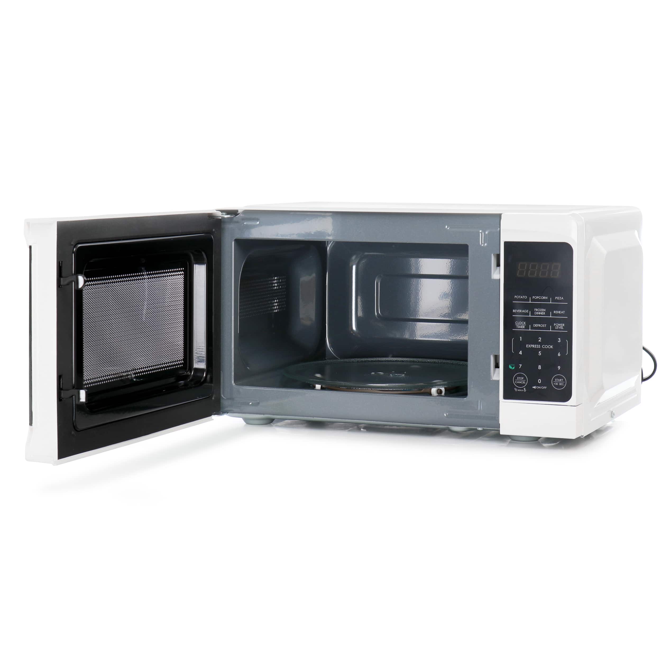 Galanz 0.7 cu ft 700W Countertop Microwave Oven with One Touch