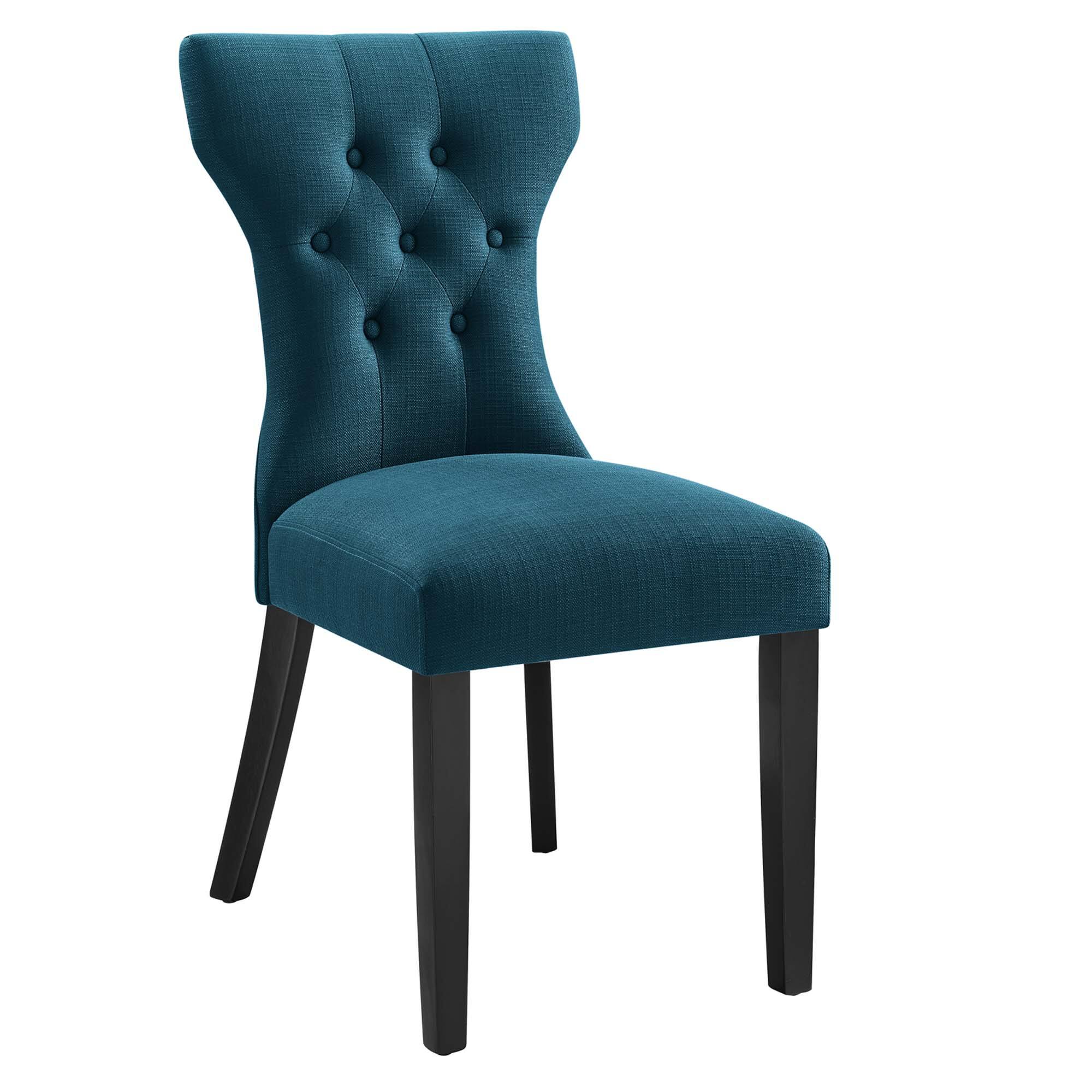 Angle. Modway - Silhouette Dining Side Chair by Modway - Azure.