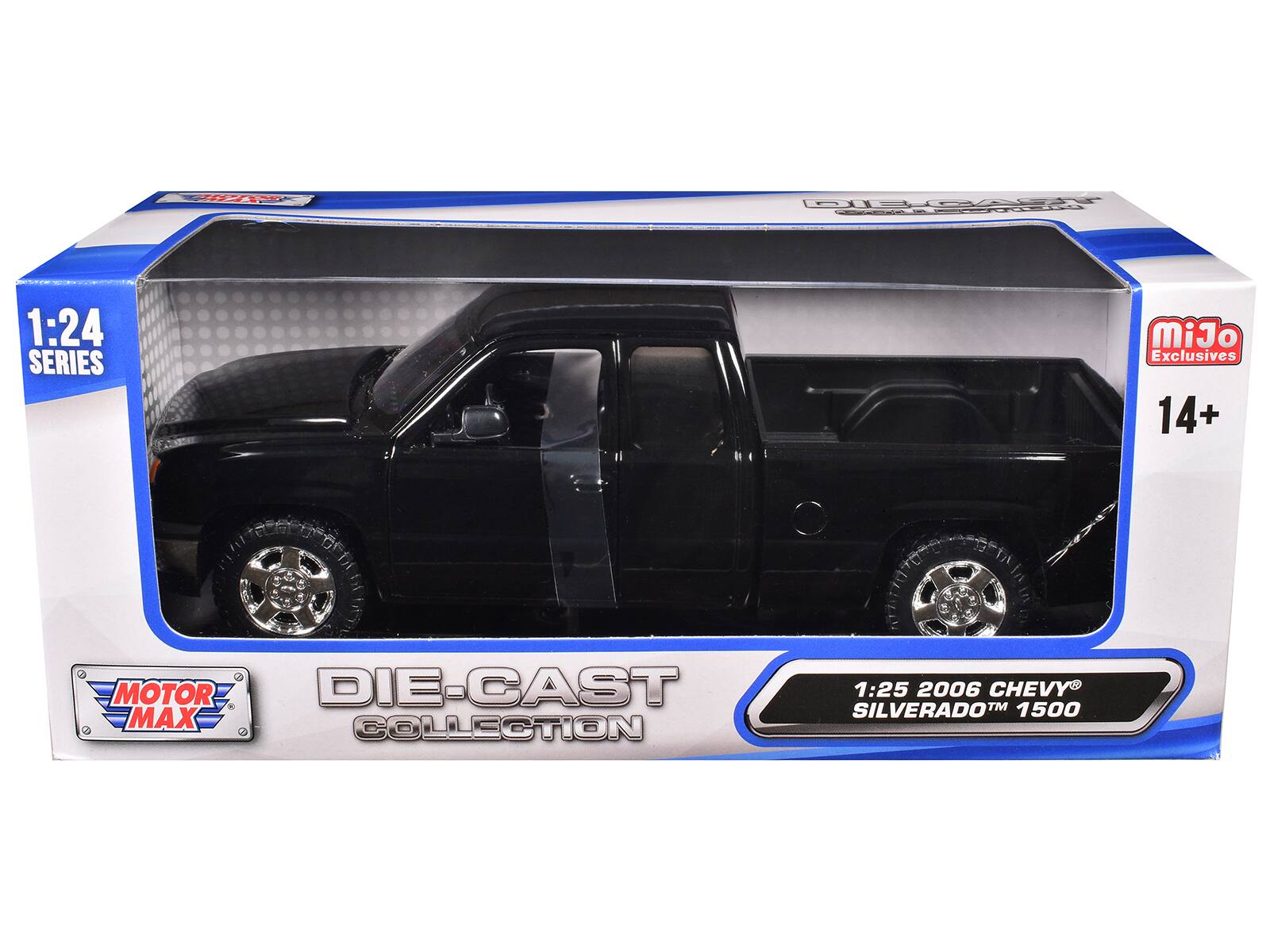 1:24 SERIES  
MOTOR MAX DIE-CAST COLLECTION  
1:25 2006 CHEVY SILVERADO™ 1500  
MiJo Exclusives 14+