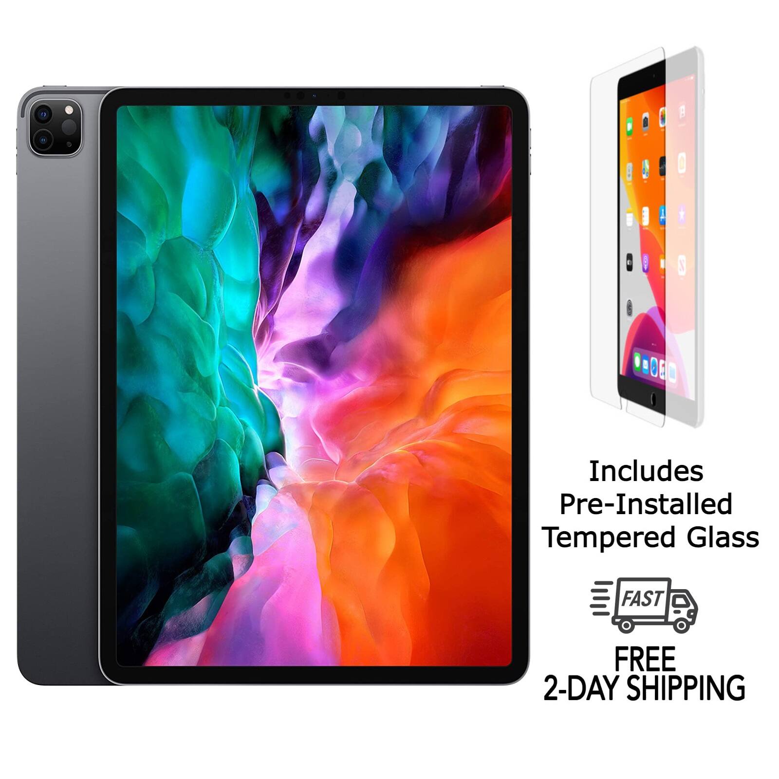 Includes Pre-Installed Tempered Glass  
FAST FREE 2-DAY SHIPPING