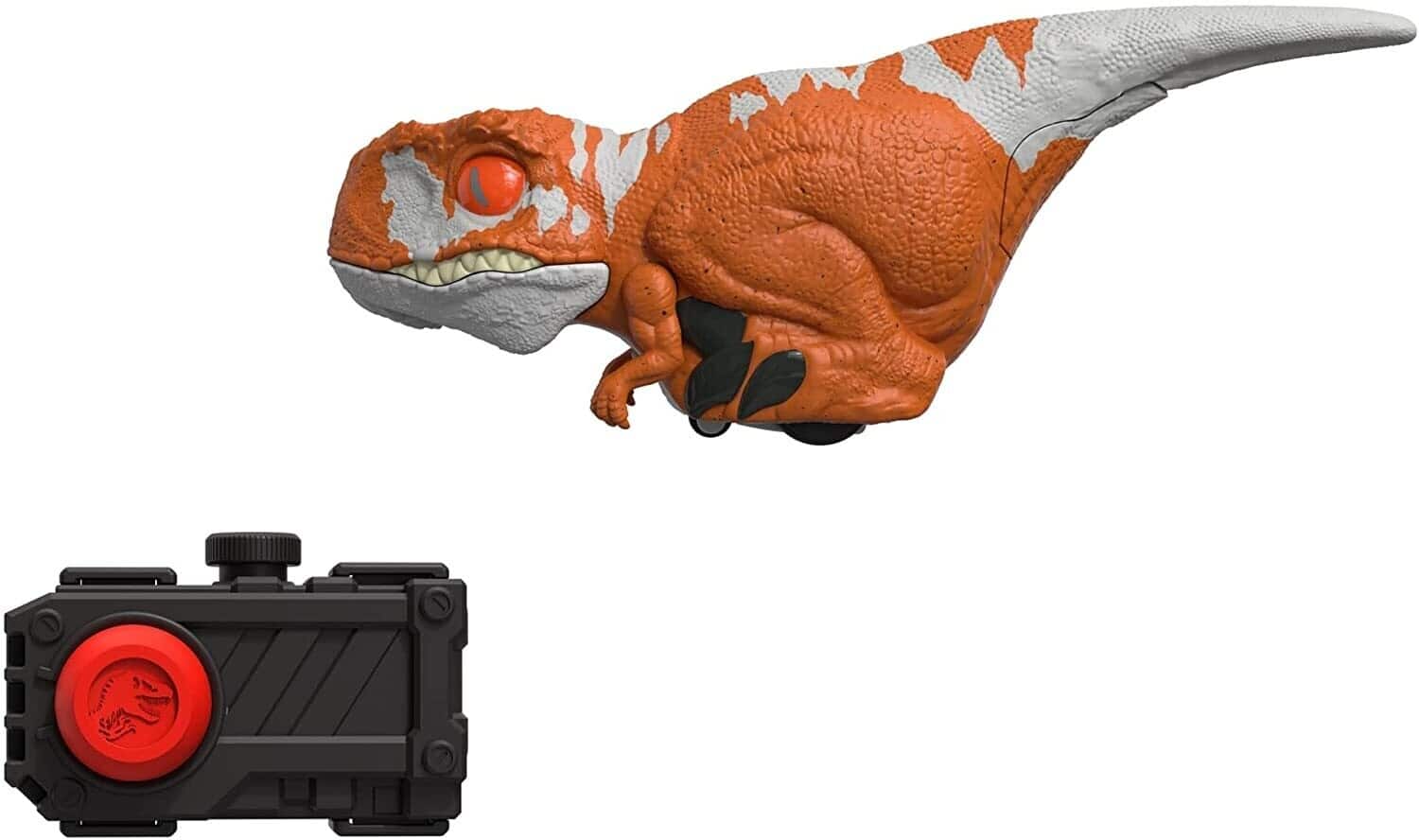 Jurassic World Dominion Uncaged Click Tracker Atrociraptor, Red - COLLECTABLES - Mattel