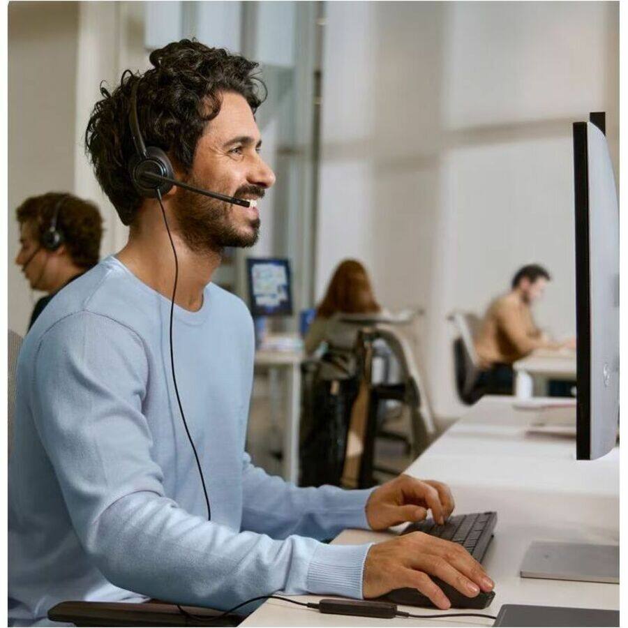 Alt View 1. Poly - Poly Mission 425 Stereo USB Wired Headset Classic - Microsoft Teams Certification - Stereo - USB, USB Type A, USB Type C - Black.