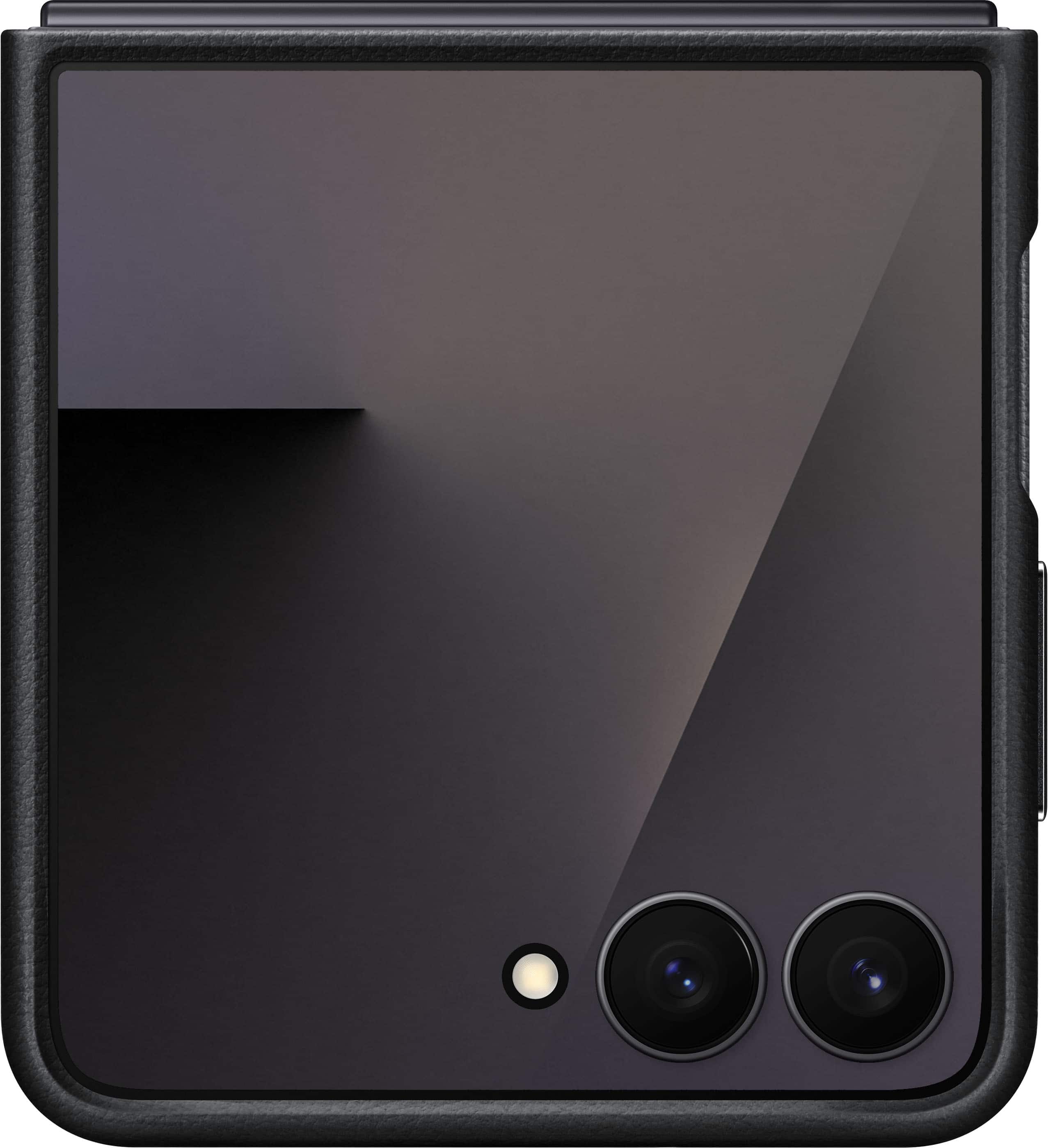 Front. Samsung - Galaxy Z Flip7 Kindsuit Case - Black.