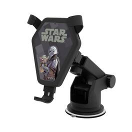 Keyscaper - Star Wars: The Mandalorian Color Block Wireless Car Charger - Grogu and Din Djarin