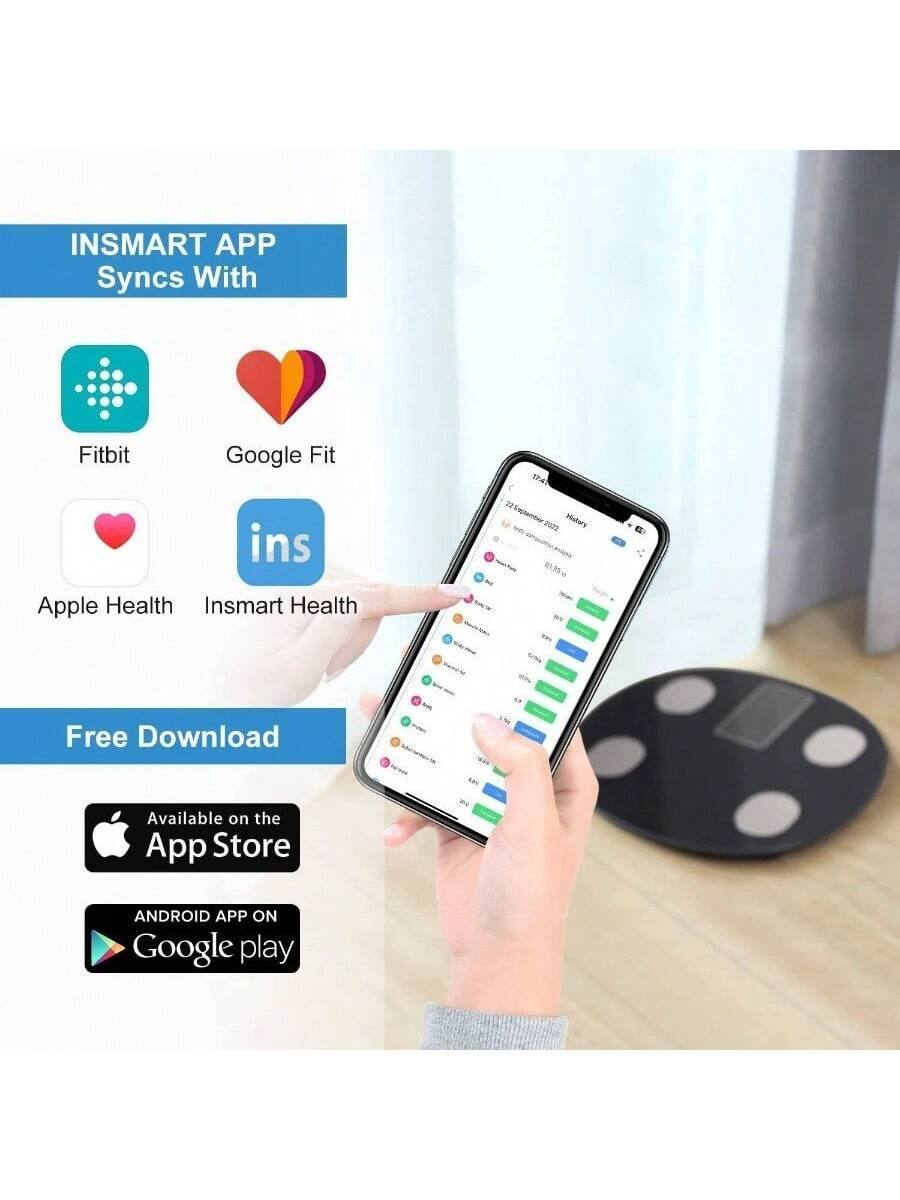 INSMART APP Syncs With  
Fitbit Google Fit Apple Health Insmart Health  

Free Download Available on the App Store ANDROID APP ON Google play