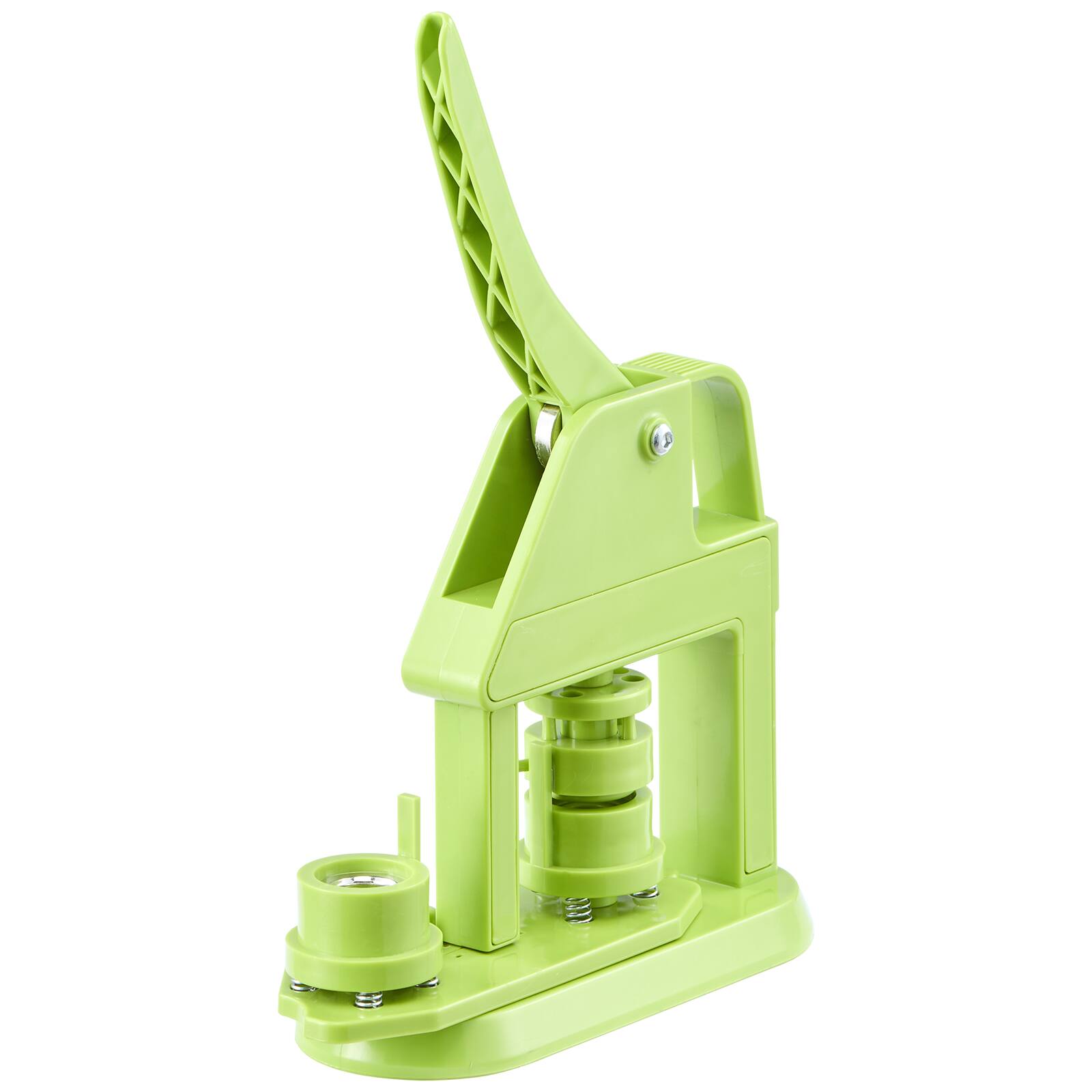 Alt View 5. VEVOR - Button Maker Machine, 0.98 in, Plastic Pin Maker with 500pcs Button Parts, Mr. Panda Magic Book, Circle Cutter - Green.