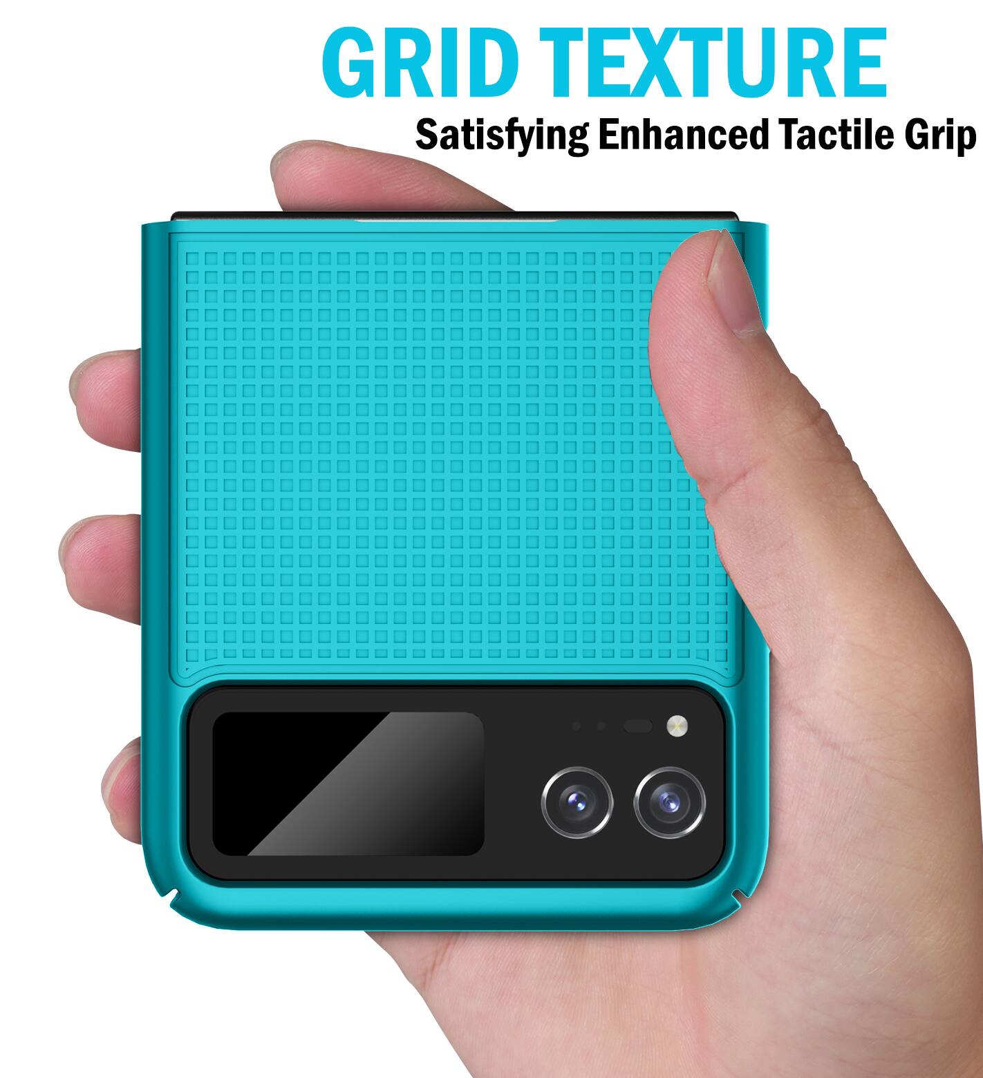 GRID TEXTURE  
Satisfying Enhanced Tactile Grip