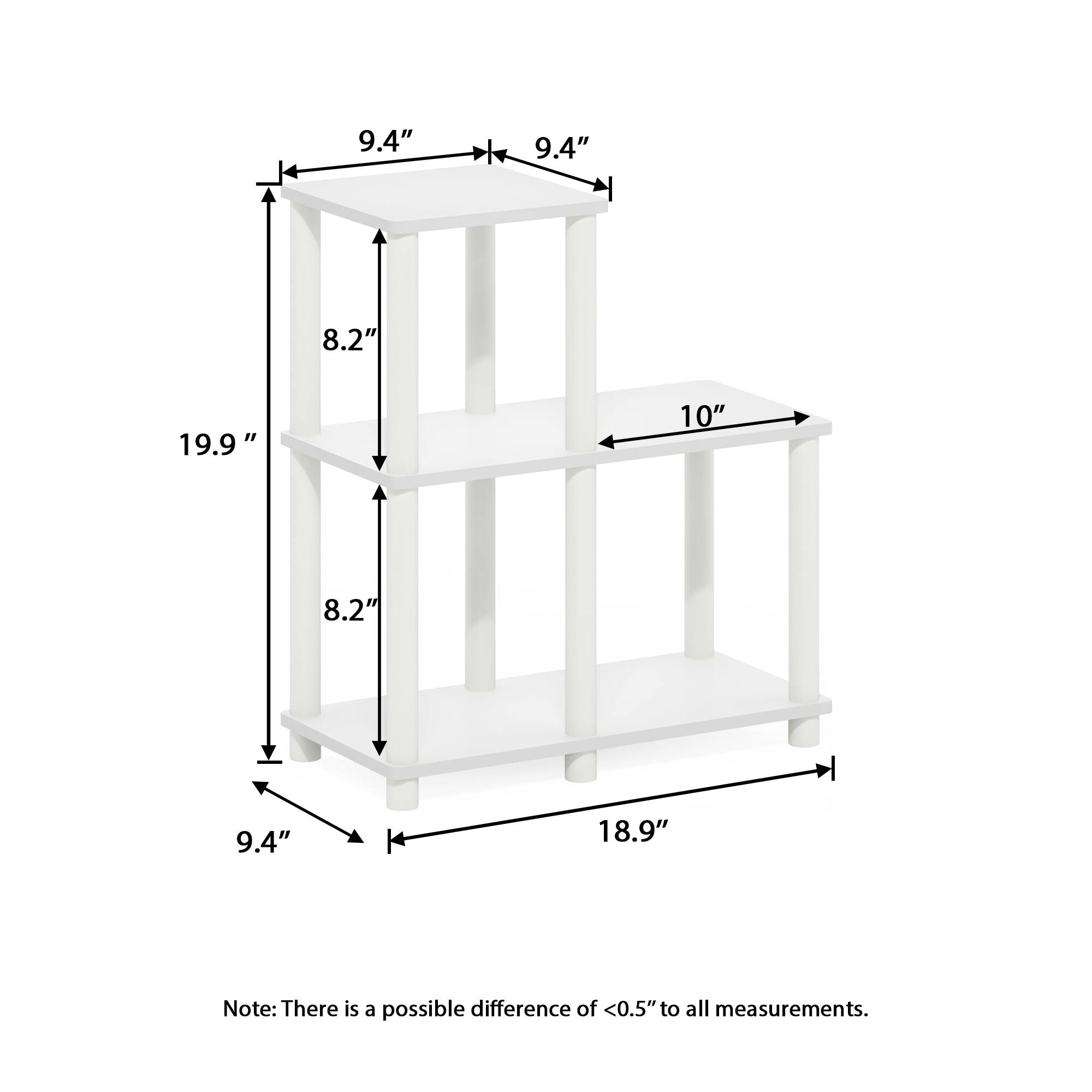 9.4" 9.4" 8.2" 19.9" 10" 8.2" 9.4" 18.9"