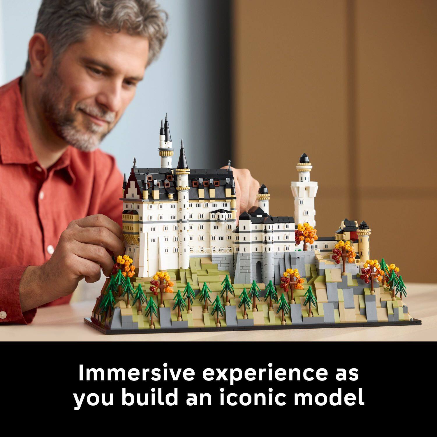 Immersive experience as you build an iconic model.