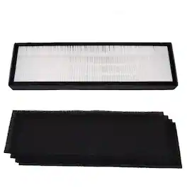 HQRP - HEPA Filter B + 4 Carbon Pre-Filter Set for GermGuardian AC4800 AC4900CA AC4825 AC4850PT