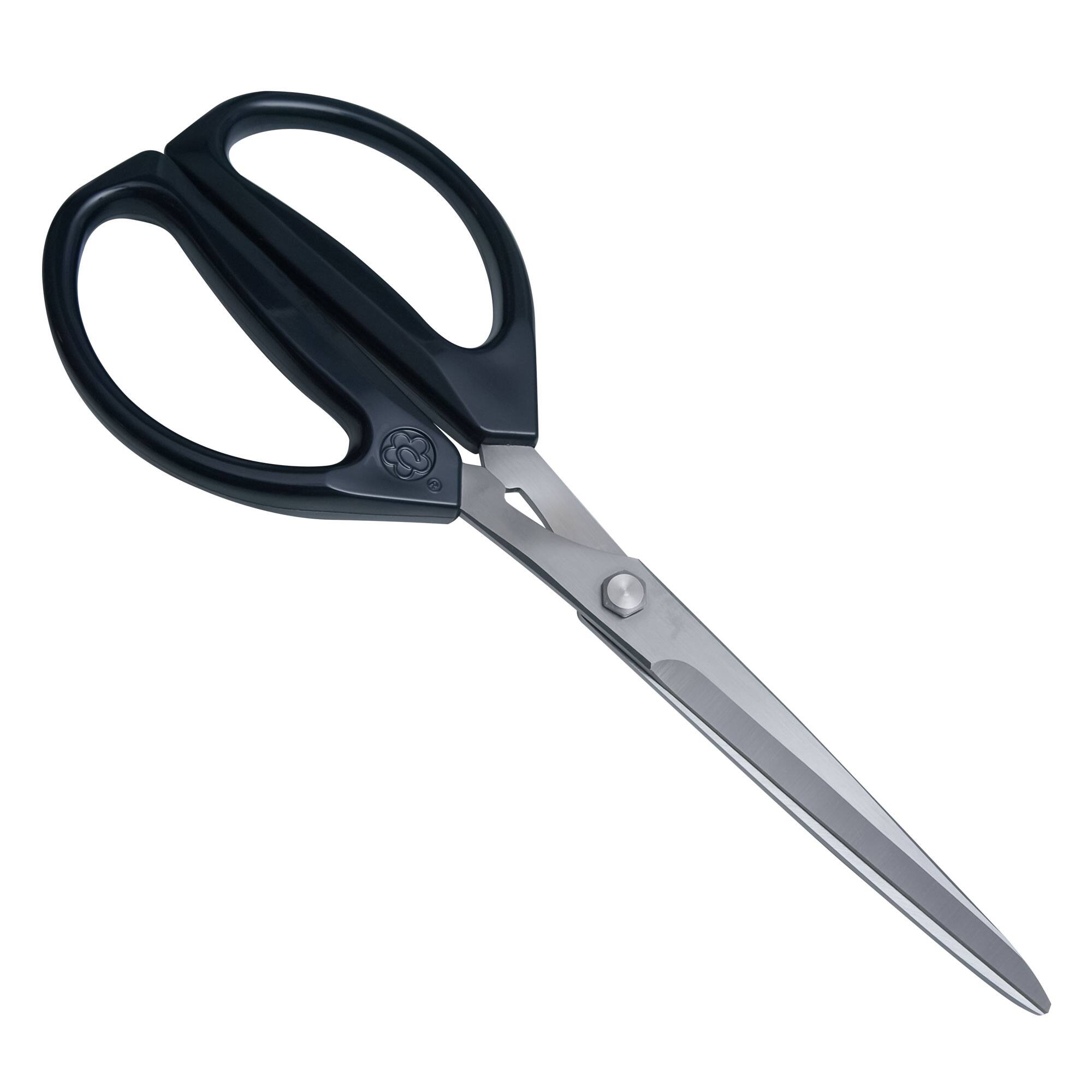 Escali - Joyce Chen Deluxe Unlimited Kitchen Scissors, 8" w/ Handles - Dark Navy