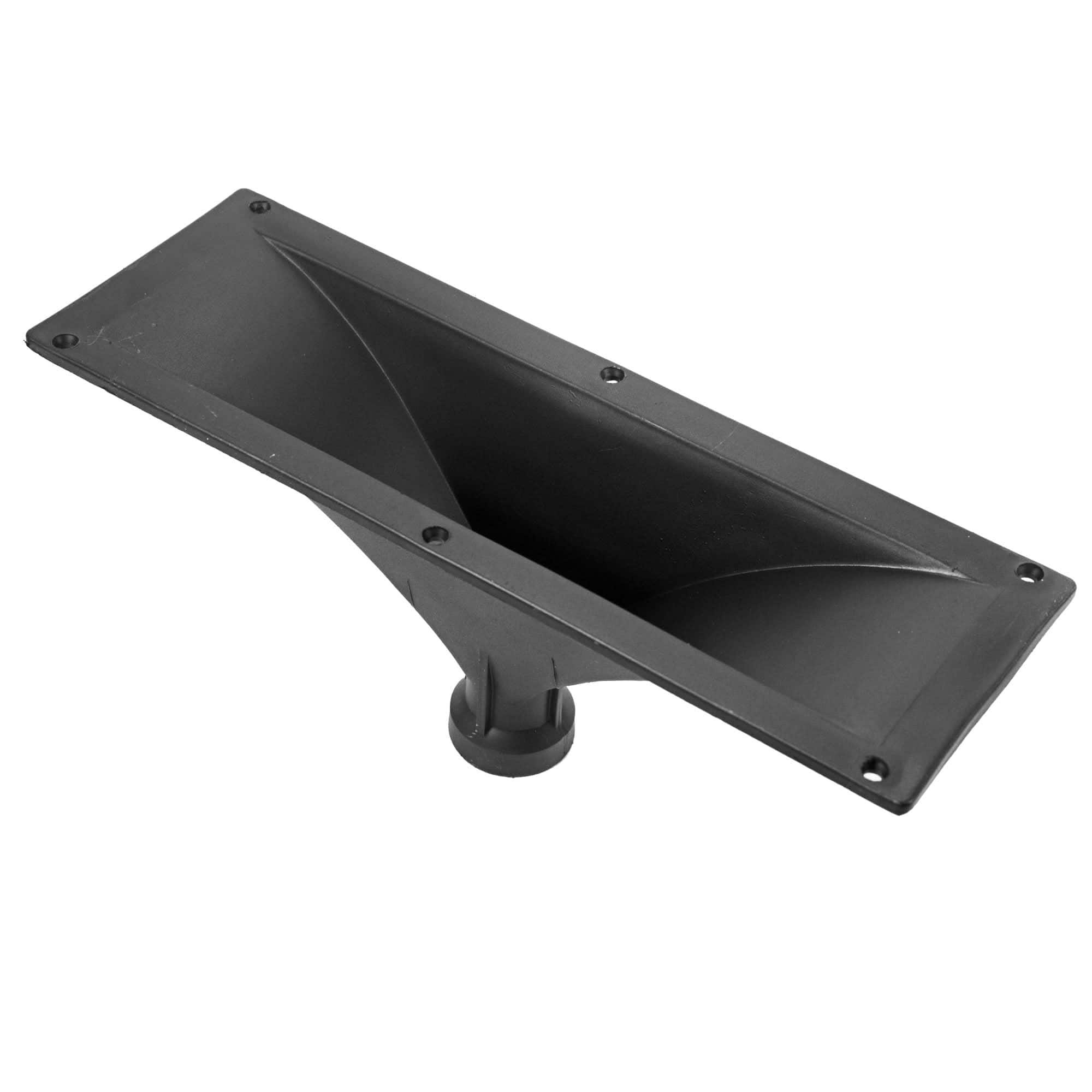 5 CORE - 15x5 Rectangle Plastic Screw-On Horn for Assorted Speaker Cabinets 34mm Throat HISE 15X5 1PC - Black