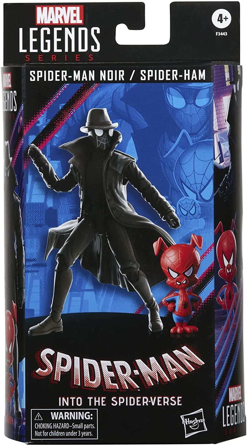 MARVEL LEGENDS SERIES  
SPIDER-MAN NOIR / SPIDER-HAM  
SPIDER-MAN INTO THE SPIDER-VERSE  

WARNING: CHOKING HAZARD - Small parts. Not for children under 3 years.  

Hasbro  
LEGOIN