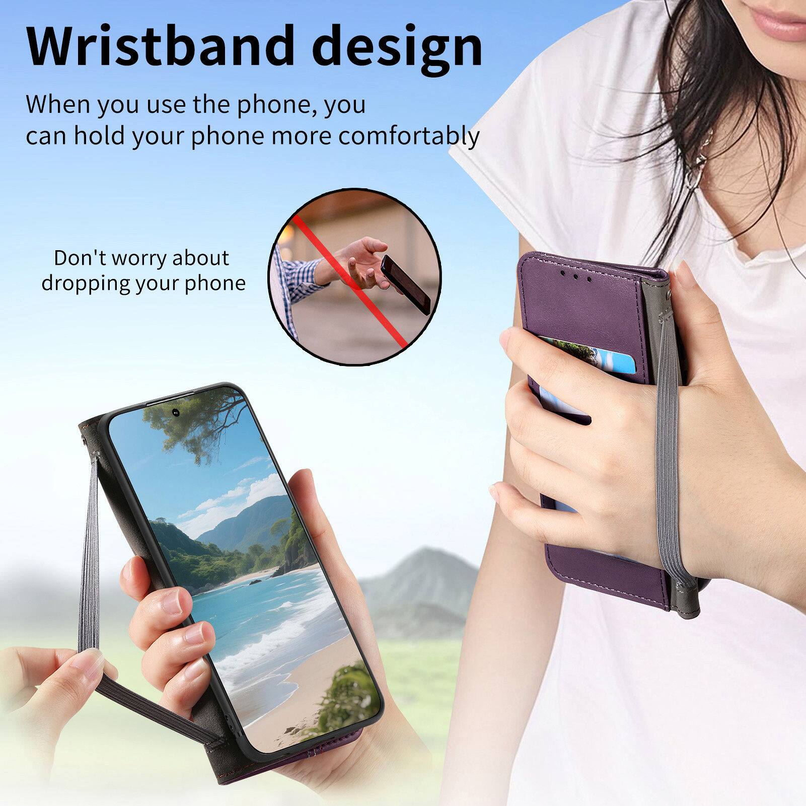 Wristband design

When you use the phone, you can hold your phone more comfortably

Don't worry about dropping your phone