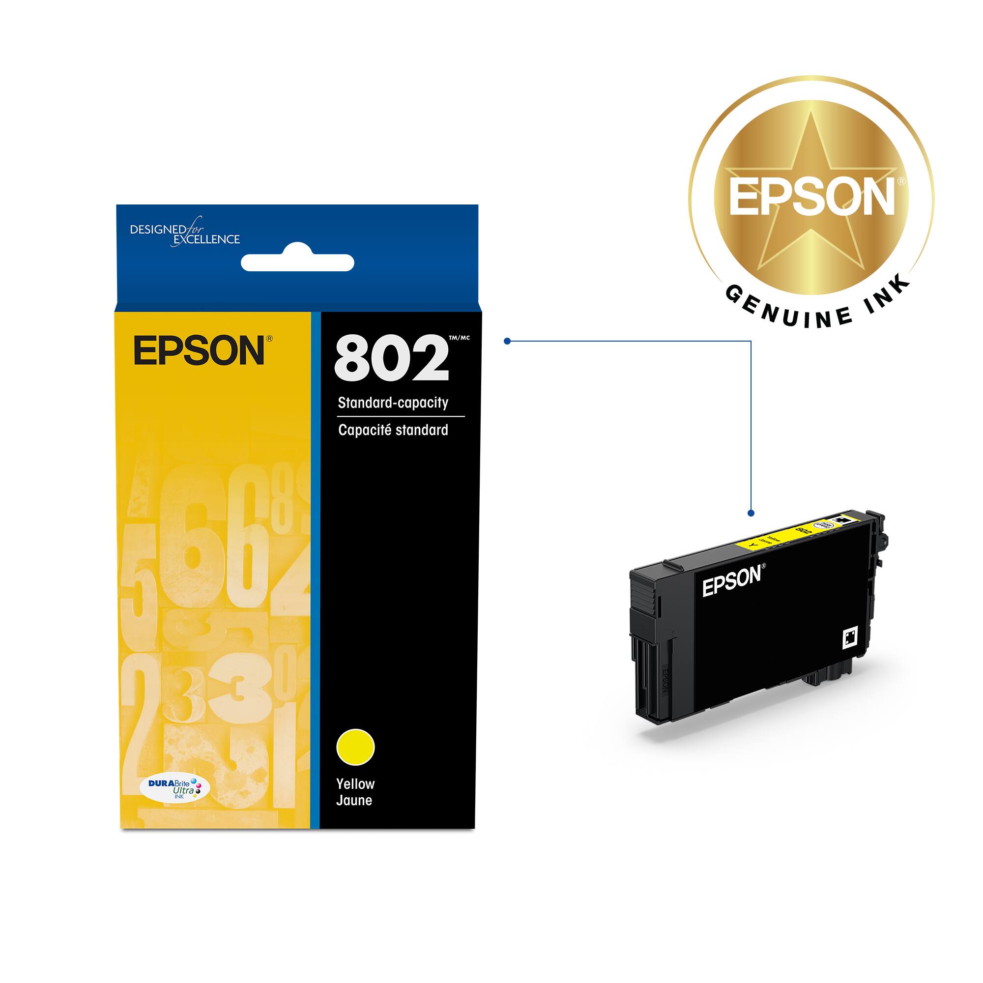 Designed Excellence EPSON 802 Standard-capacity Cartridge. Capacity Standard.
