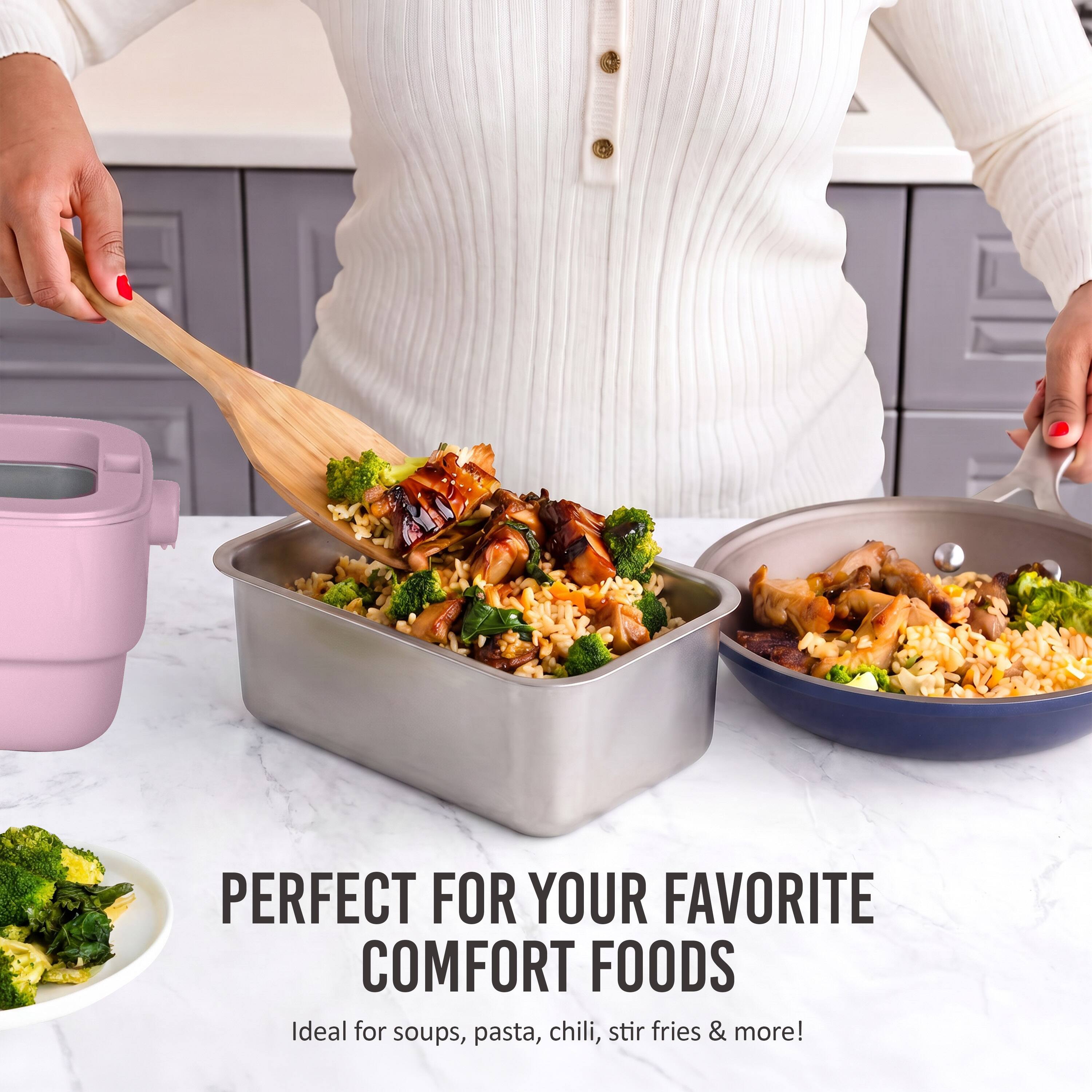 PERFECT FOR YOUR FAVORITE COMFORT FOODS  
Ideal for soups, pasta, chili, stir fries & more!