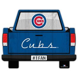 Fan Creations - Chicago Cubs 12'' x 12'' Truck Back D-cor - Multicolor