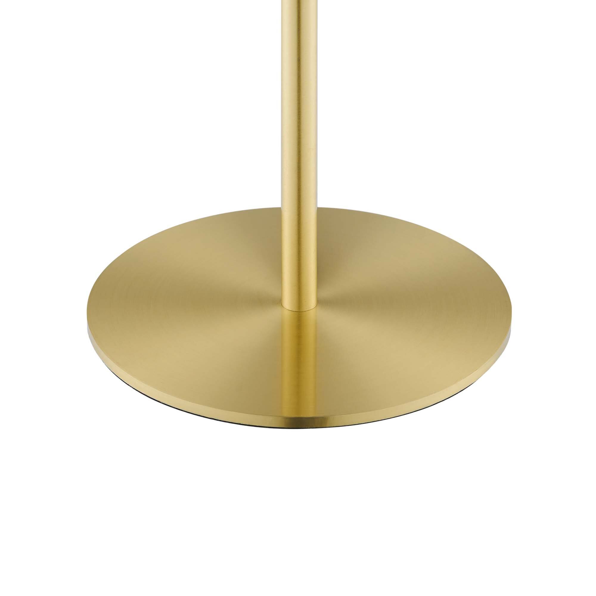 Alt View 4. Modway - Reprise Glass Sphere Glass and Metal Table Lamp by Modway - White Satin Brass.