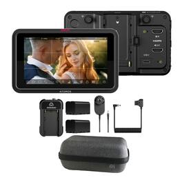 Atomos - Ninja TX GO On-Camera Monitor Bundle with Universal Power Kit