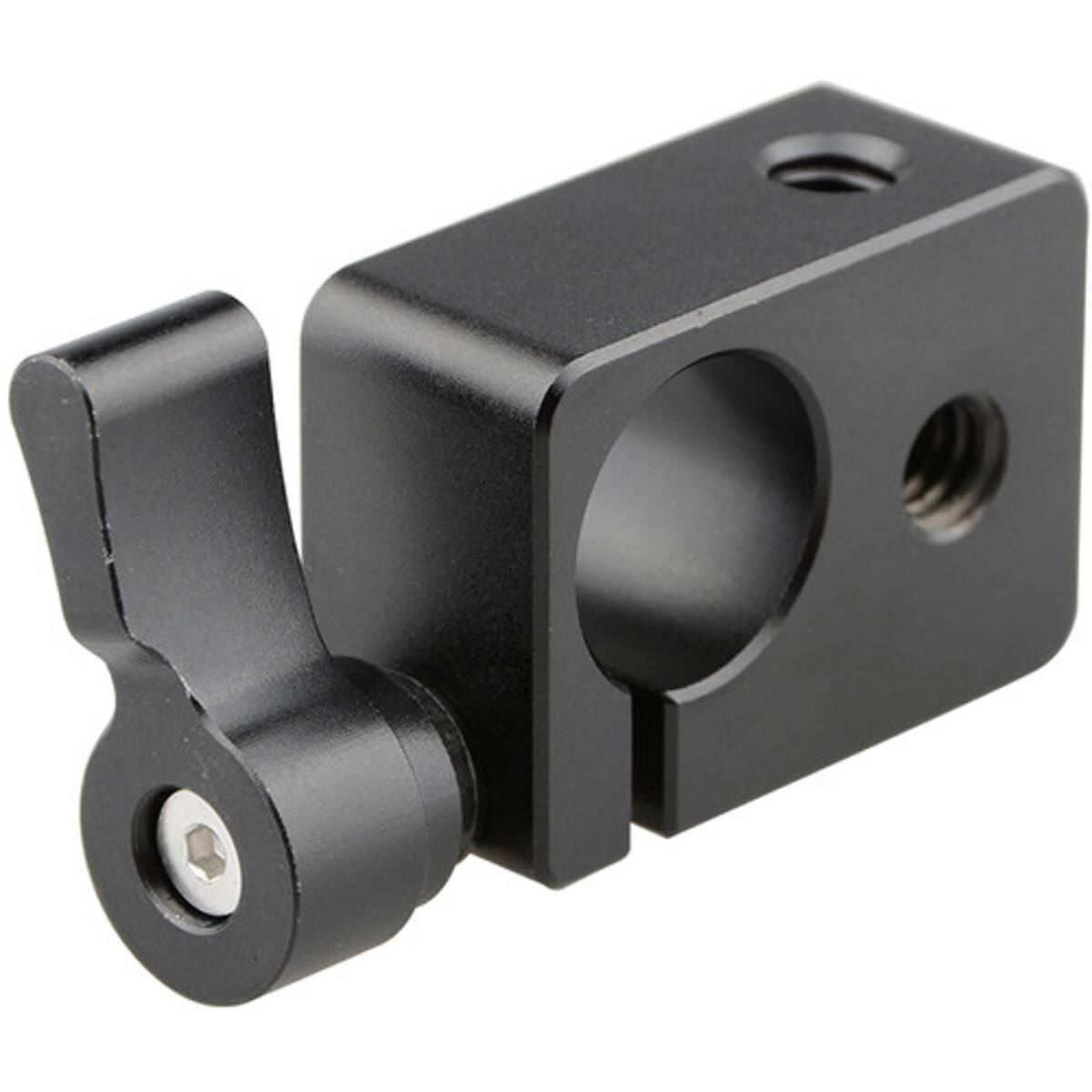 Alt View 3. CAMVATE - CAMVATE 15mm Rod Clamp, Black Lever.