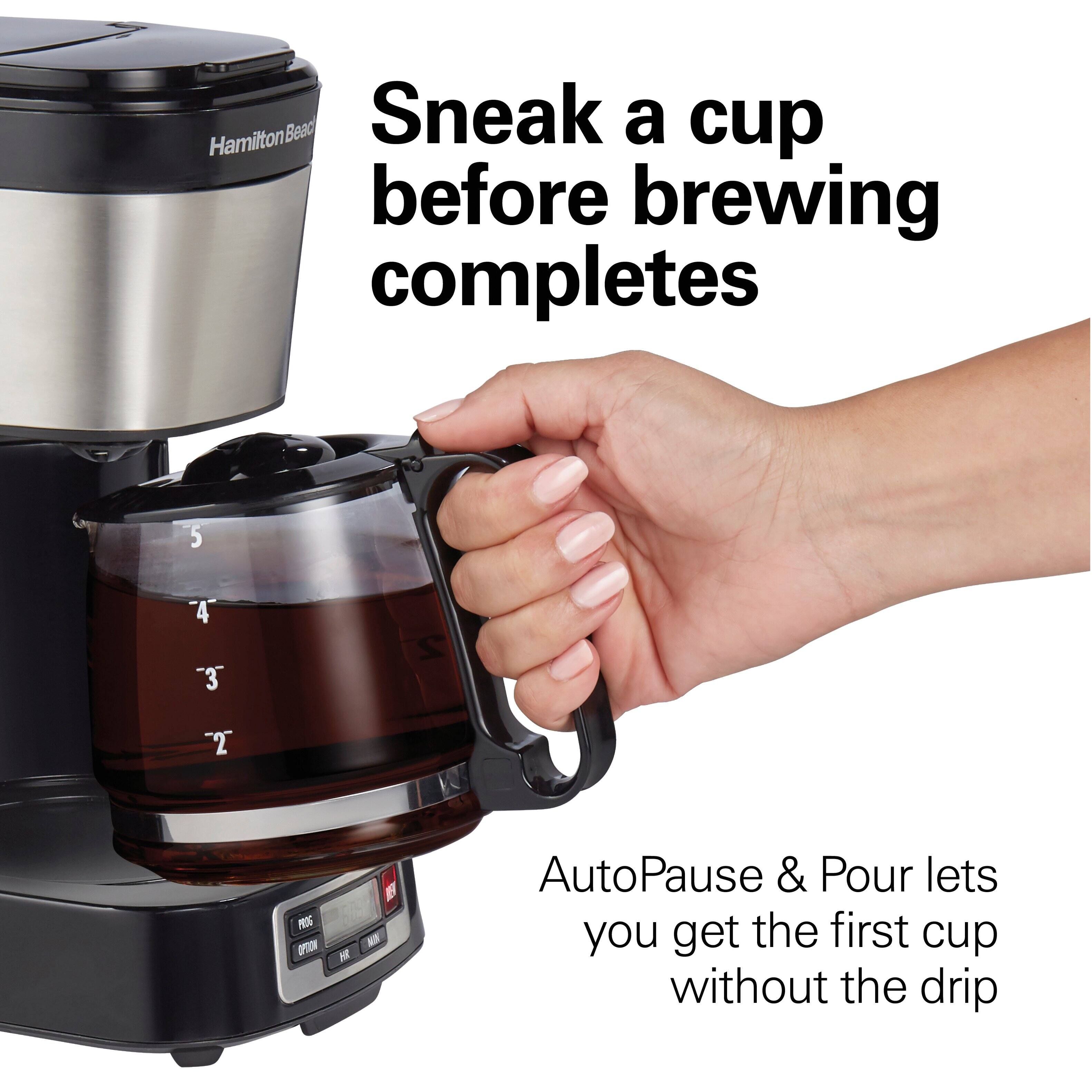 Sneak a cup before brewing completes

AutoPause & Pour lets you get the first cup without the drip