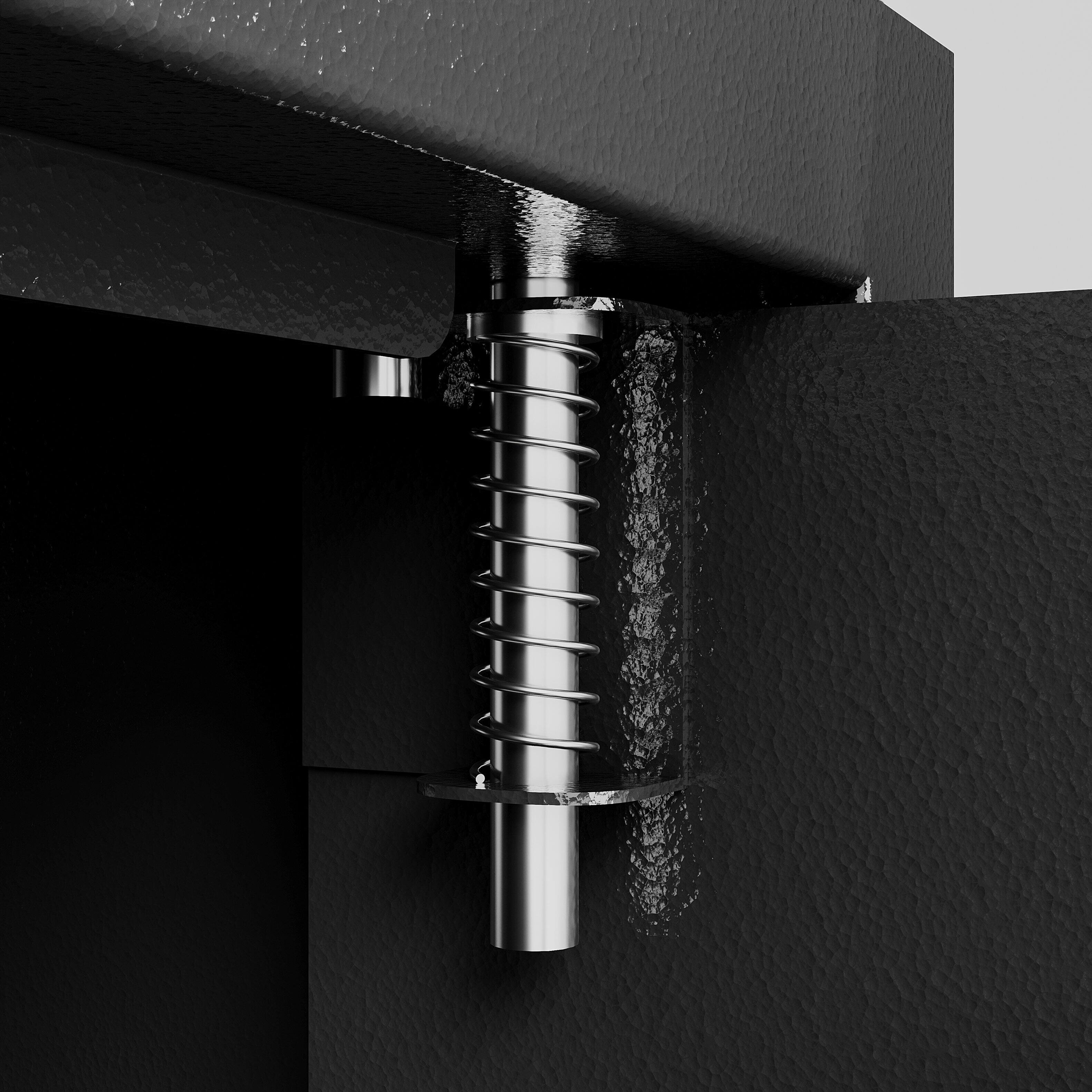 Alt View 6. GOODSILO - Steel Security Safe & Lock Box - Electronic Keypad - Secure Cash, Jewelry, Documents - 1.85 Cubic Feet - Black.