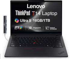 Lenovo ThinkPad T14 Laptop Ultra 5 16GB/1TB IPS Fingerprint BACKLIT SuperCLEAR KEYBOARD