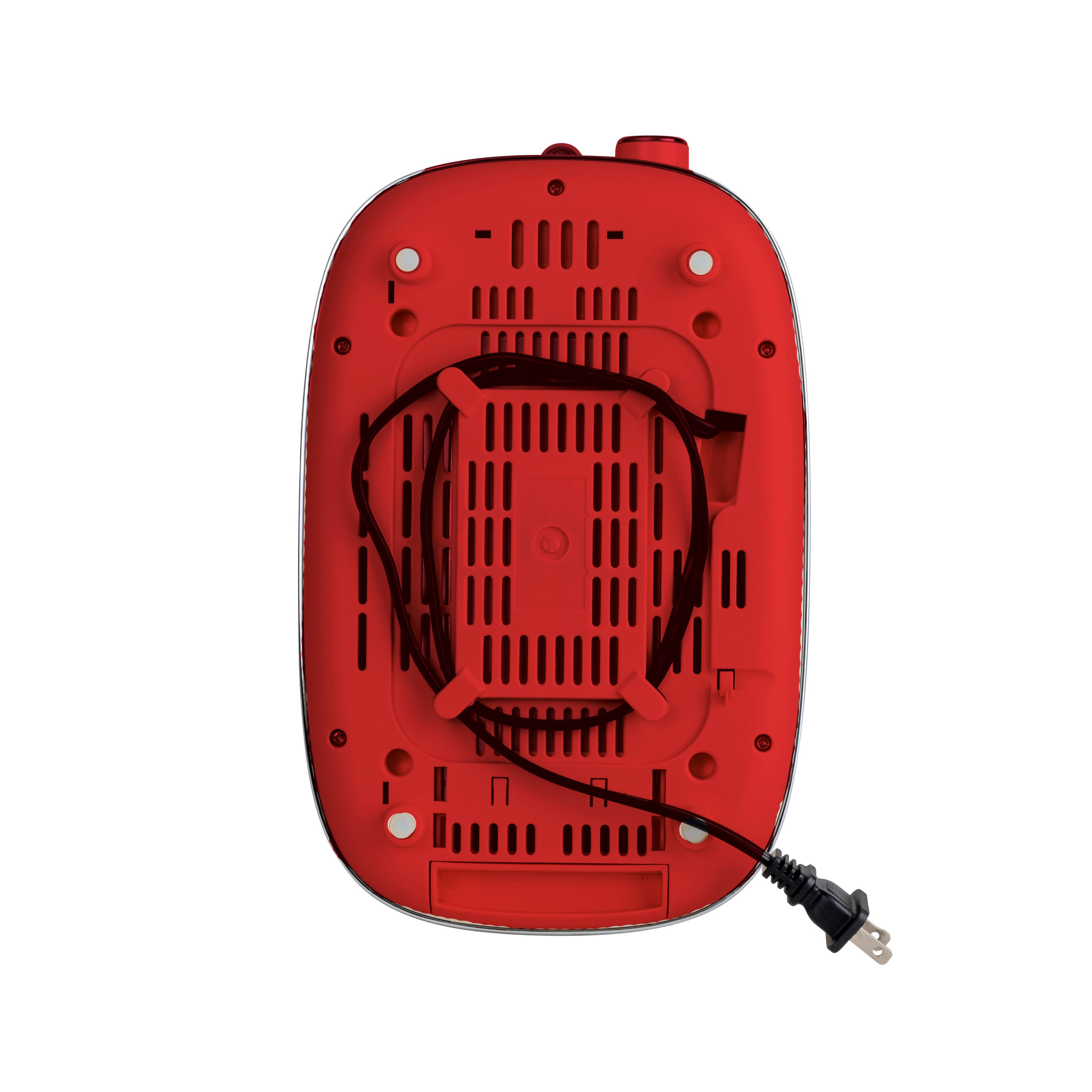 Left. Nostalgia - Nostalgia Classic Retro 2-Slice Toaster, Red - Red.