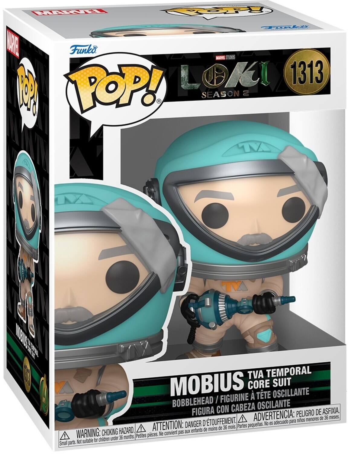GrR TOPPY Al TRE Funko  NAIEL St00S LOKI L 1313 M POP!  SEASON 2 T  MBIS E TVA TEMPORAL MOBIUS CORE SUIT FIGURINE  TTE OSCILANTE BOBBLEHEAD / CON CABEZA OSCILANTE FIGURA PELIGRO DE ASFIXIA. TOUFFEMENT. ADVERTENCIA: para nios menores de 36 meses. DANGER D pequeras. No es ne HAZARD. ATTENTION: aux enfants de moins de 36 mois. Partes WARNING: CHOKING Petites pieces. Ne convient pas children under 36 months. Not suitable for Small parts.