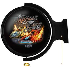 The Fan-Brand - NHRA Rumble on the Track 21'' x 23'' Rotating Lighted Wall Sign - Multicolor