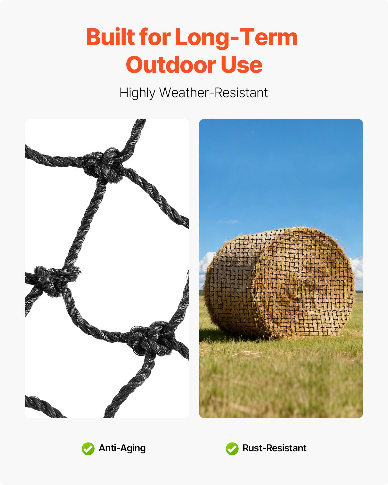 Built for Long-Term Outdoor Use  
Highly Weather-Resistant  

Anti-Aging  
Rust-Resistant
