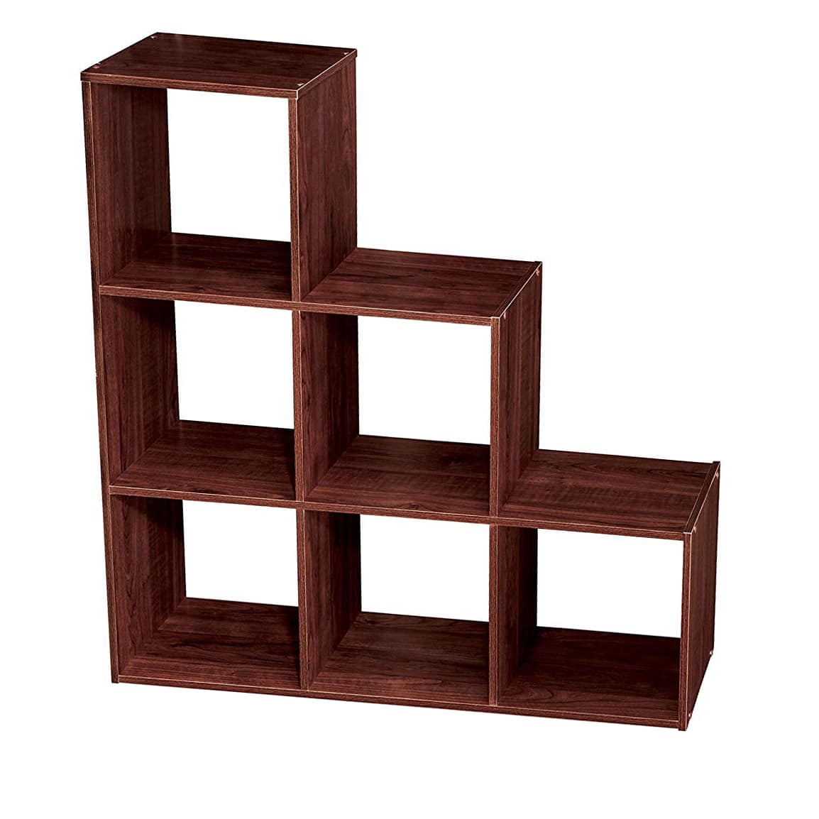 ClosetMaid - 3 Tier Wooden Cubeical Organizer for Added House Storage - Dark Cherry