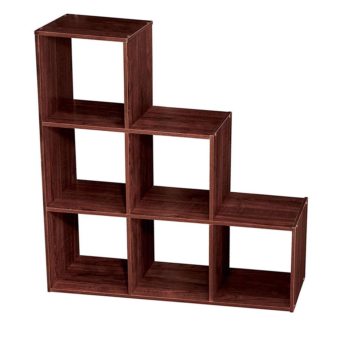 Front. ClosetMaid - ClosetMaid 3 Tier Wooden Cubeical Organizer for Added House Storage, Dark Cherry - Dark Cherry.