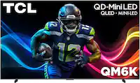 TCL - 98" Class QM6K Series 4K UHD HDR QD Mini LED Smart TV with Google TV (2025) - Front_Zoom