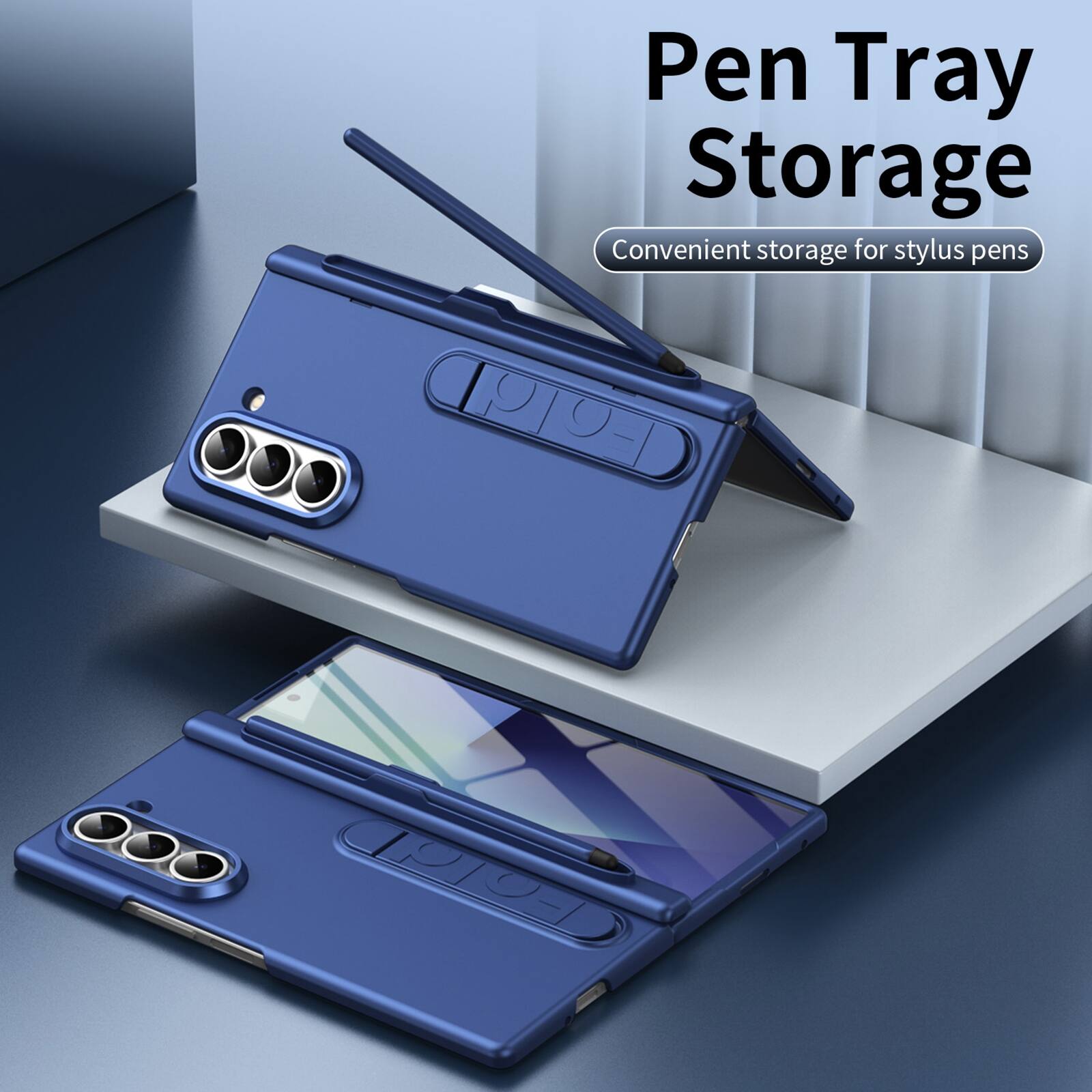 Pen Tray Storage  
Convenient storage for stylus pens