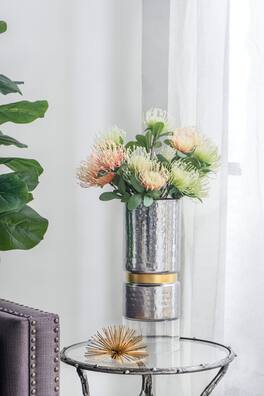 TinyHomie - D59x152 Halloway Silver Candle Holder