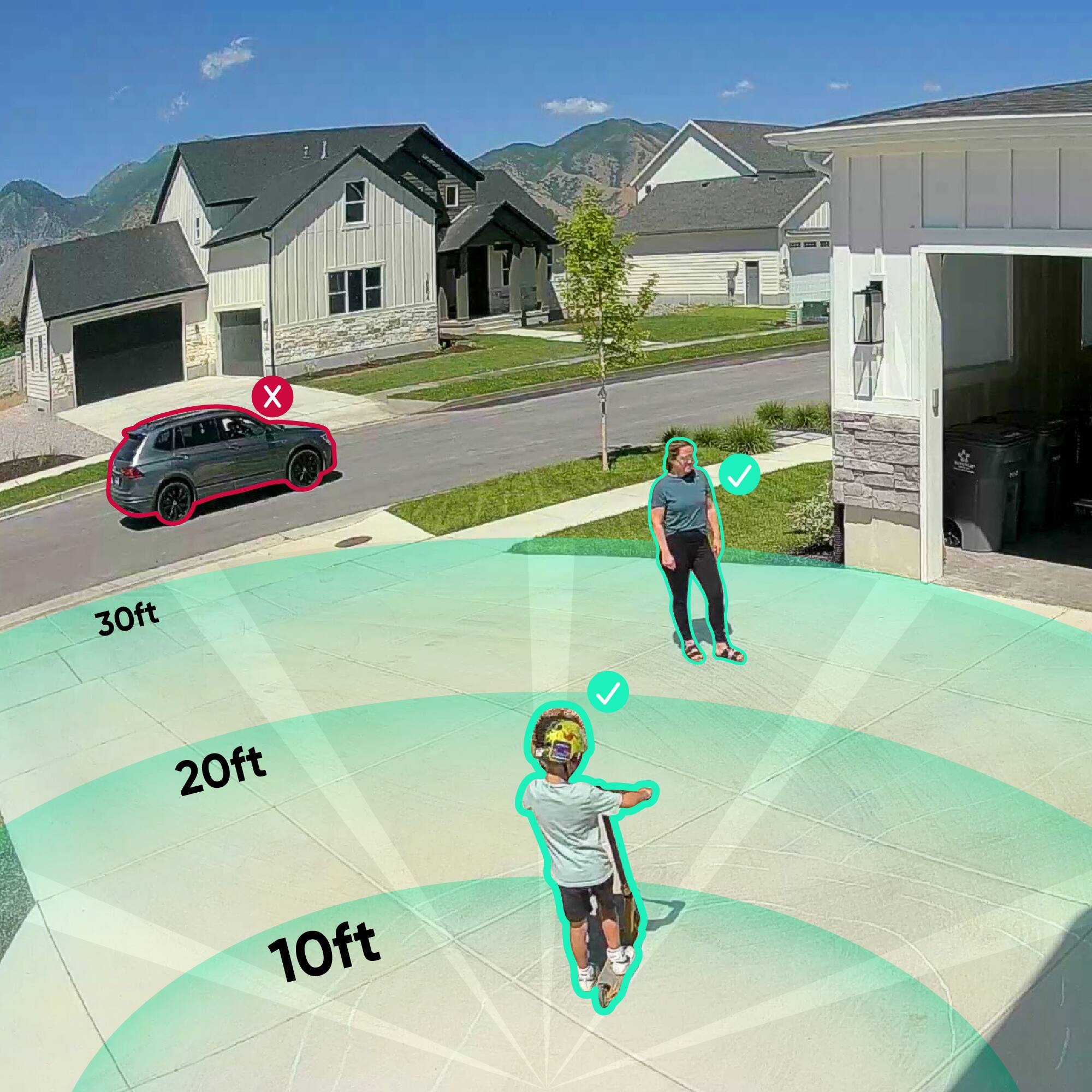 Alt View 15. Wyze - Battery Cam Pro 2k HDR Wireless Outdoor/Indoor Security Camera with Motion Detection and Two-Way Audio - Black.