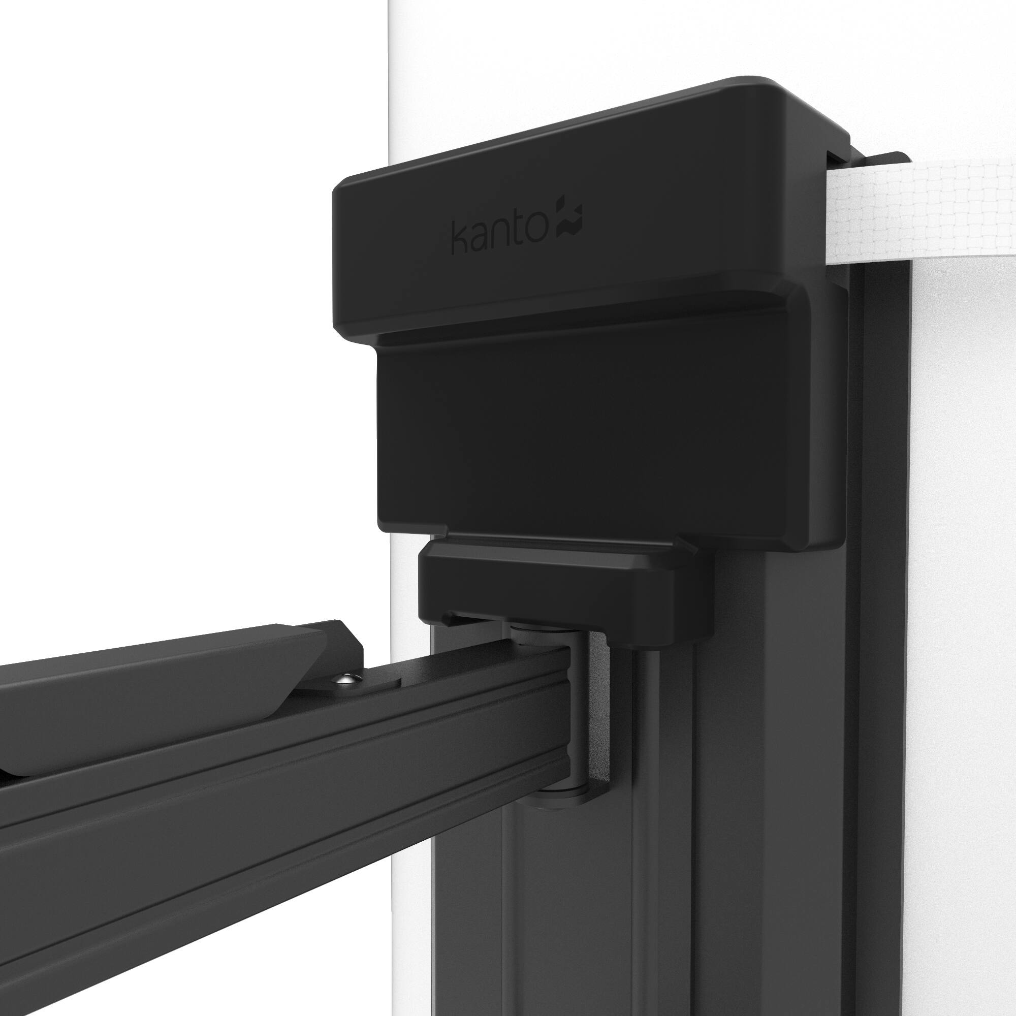 Alt View 4. Kanto - No Drill Column and Pillar TV Mount for 37" - 75" TVs - Black.