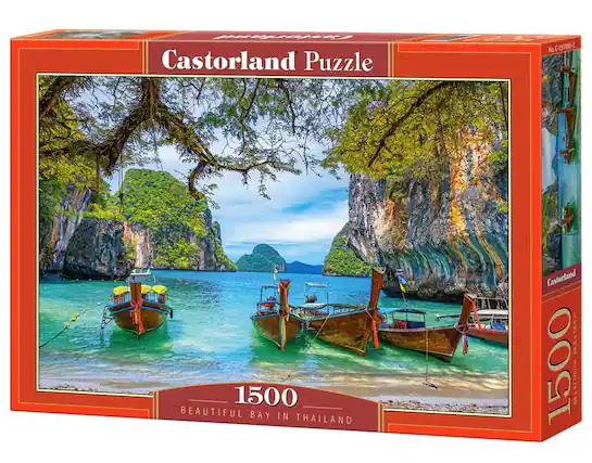 Castorland Puzzle, NoC-151936-2, 1500, BEAUTIFUL BAY IN THAILAND, Castorland 1500