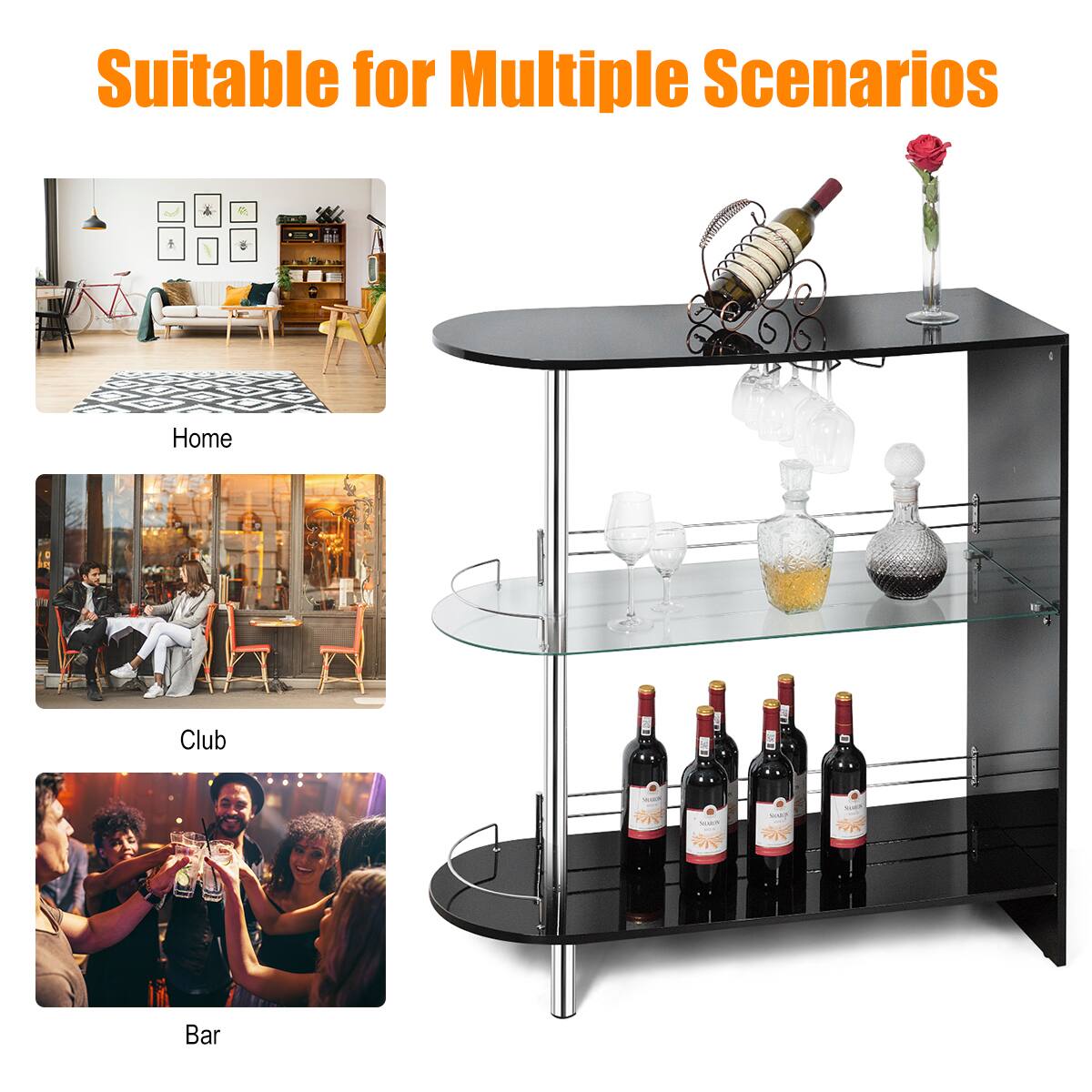 Suitable for Multiple Scenarios: Home, Club, Bar