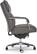 Alt View 19. La-Z-Boy - Comfort and Beauty Sutherland Diamond-Quilted Bonded Leather Office Chair - Moon Rock Gray.