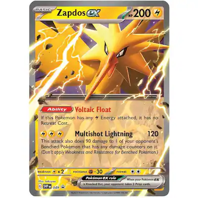 Pokmon Pokemon TCG: Scarlet & Violet 151 Collection Zapdos EX - Best Buy Pokmon Pokemon TCG: Scarlet & Violet 151 Collection Zapdos EX - Best Buy