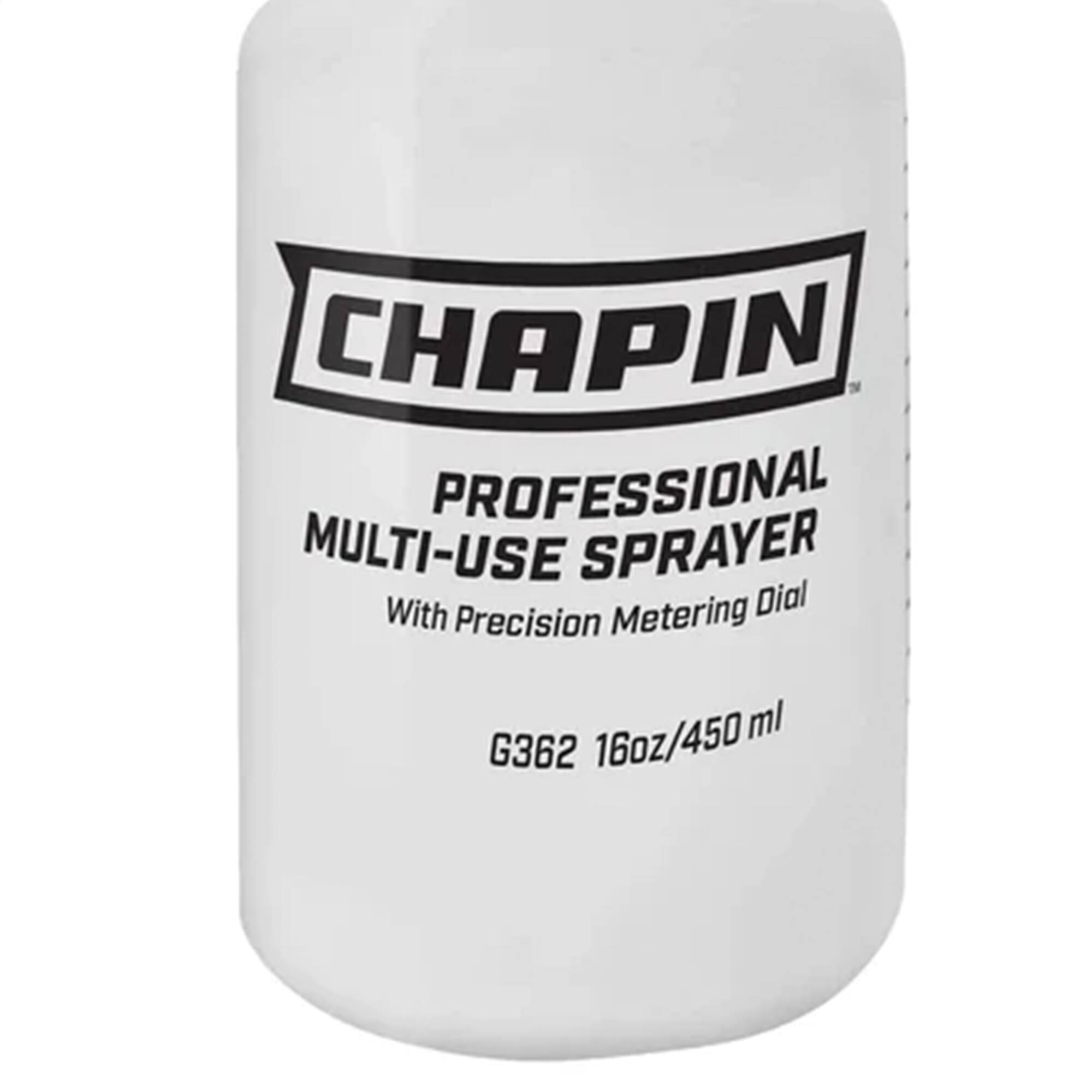 CHAPIN  
PROFESSIONAL MULTI-USE SPRAYER  
With Precision Metering Dial  
G362 16oz/450 ml