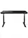Alt View 12. ErgoAV - Height Adjustable Standing Desk with Integrated Power Management - Galaxay Glass.