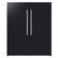 Alt View 1. Forno Appliances - 60 in. Wide Maderno 27.2 Cu. Ft. Built-In Side-by-Side Convertible Refrigerator/Freezer with Decorative Grill - Black.