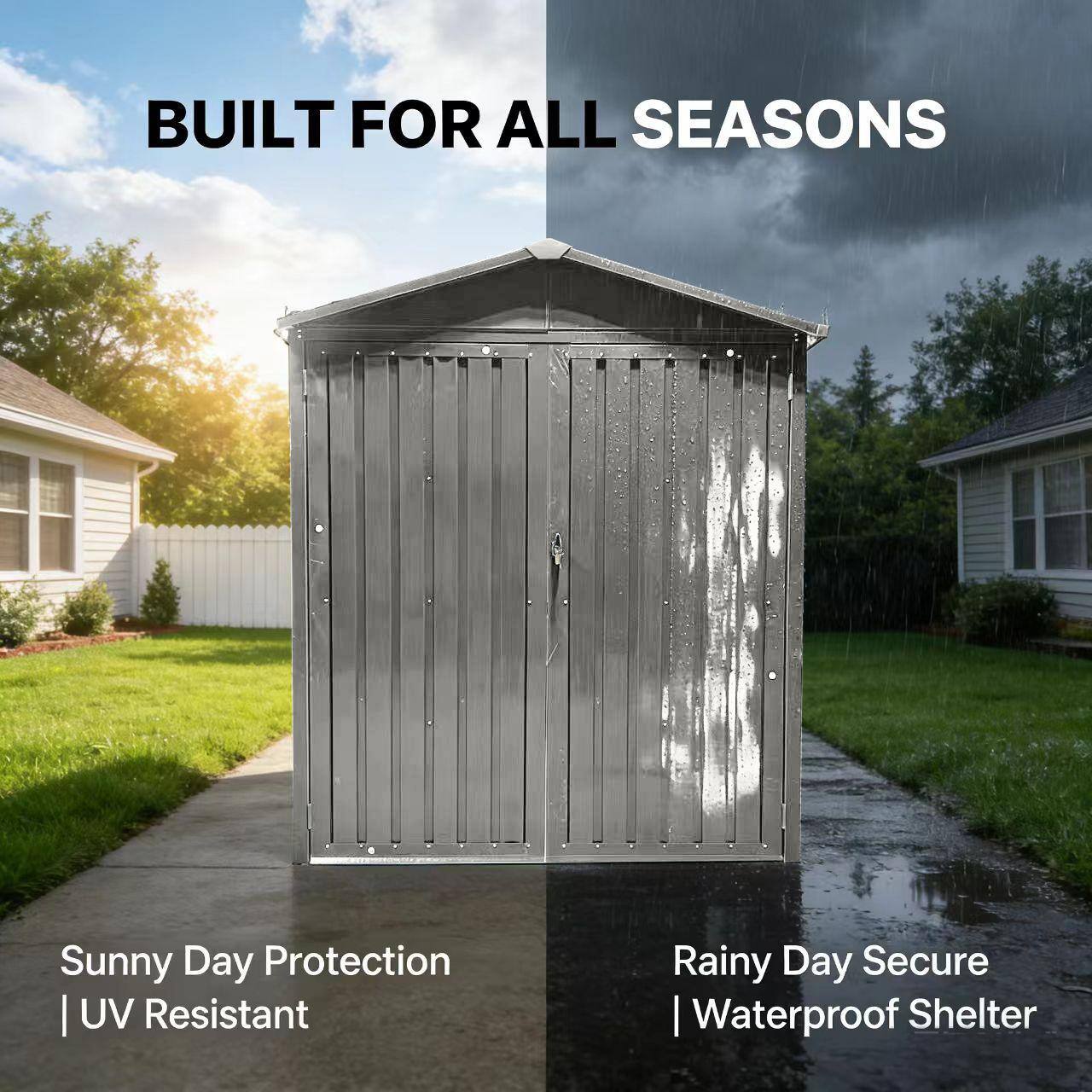 BUILT FOR ALL SEASONS

Sunny Day Protection | UV Resistant

Rainy Day Secure | Waterproof Shelter