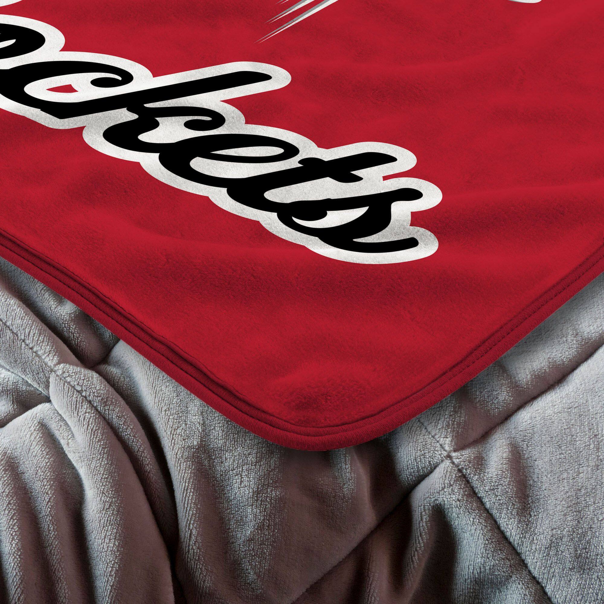 Back. Sweet Home Collection - NBA Houston Rockets 46" x 60" Raschel Throw Blanket - Red.