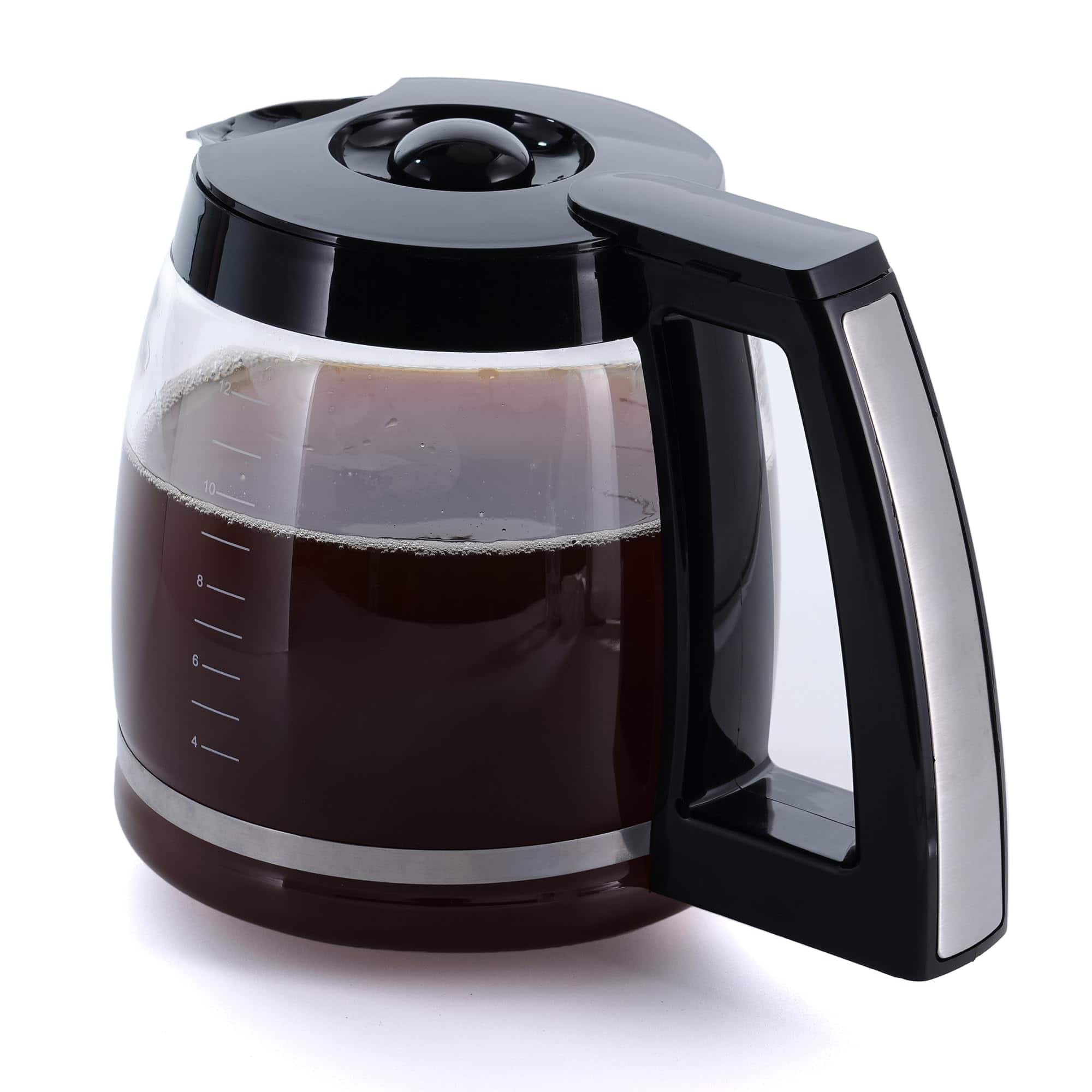 Dapper Styles - Replacement 12-cup Glass Carafe Compatible With Cuisinart Coffee Maker Replaces Dcc-1200prc (decorative Sta - Default