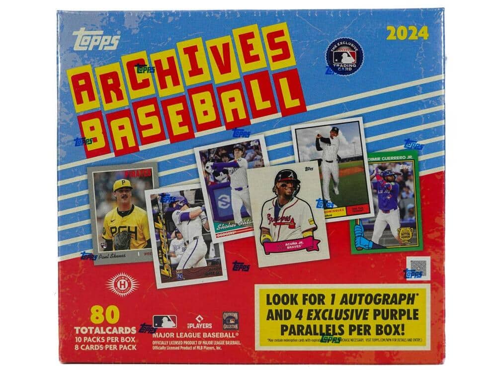2024 Topps Archives Baseball Collector Box price history on PriceWatchPro